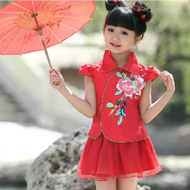 Free Shipping 2013 New fashion kids girl dress suit