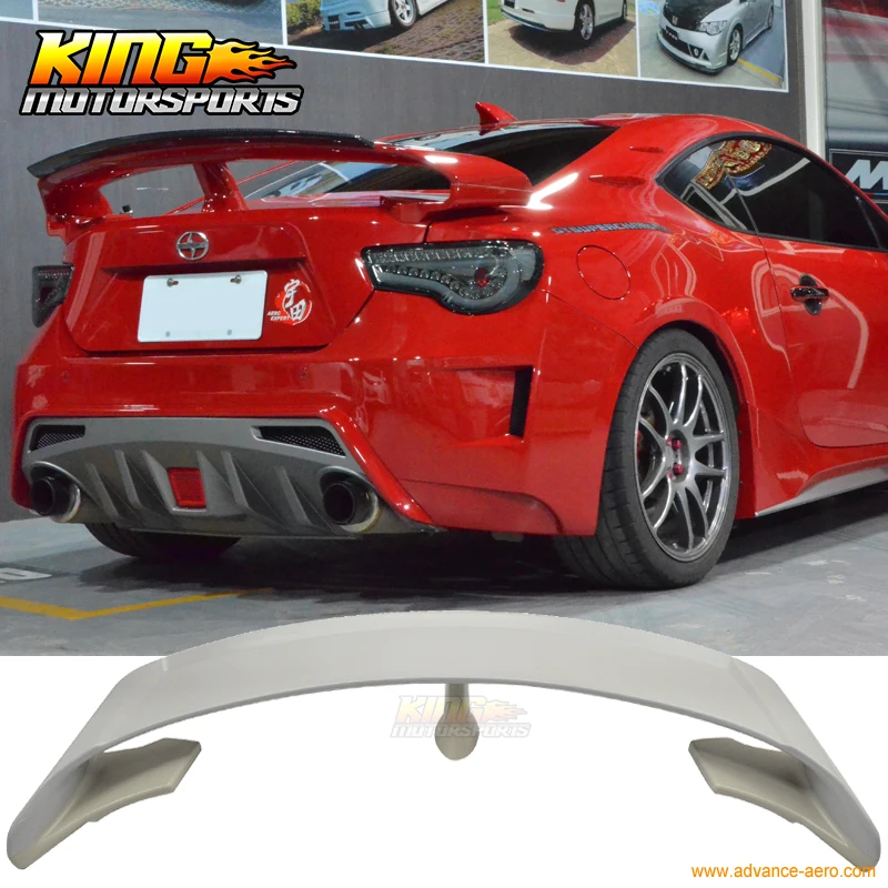 Fit For 13 16 FRS BRZ G Style Rear Trunk Spoiler Lip Wing ABS Unpainted