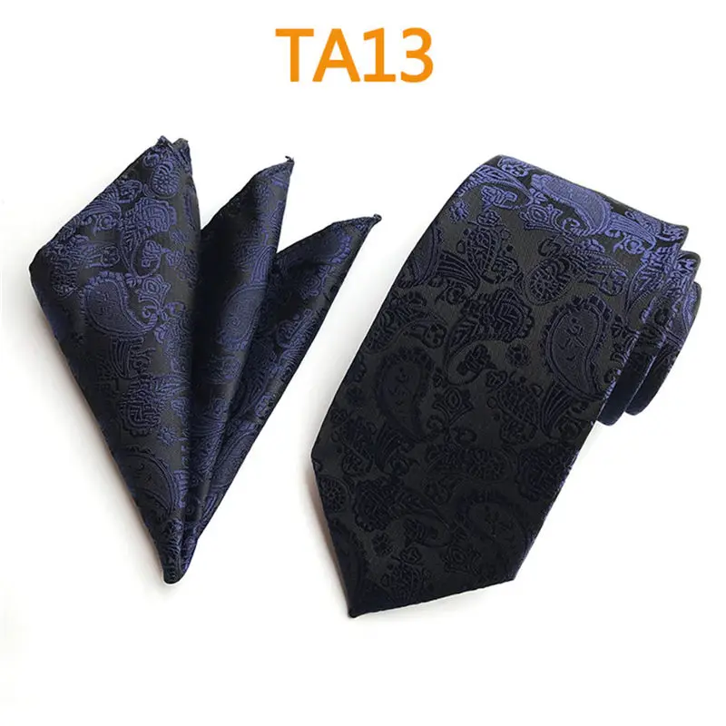 Прямая доставка 8 см Для мужчин тканые формальные связи Модный комплект сплетенная галстук с карманные квадратных оптом
