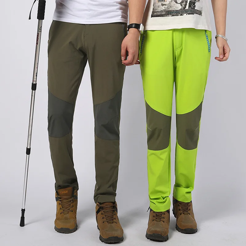

Men Women Hiking Pants Couple Mountaineering Trousers Breathable Quick Dry Elastic Pants Outdoor Sports Equipment Autumn 18012