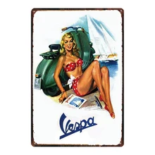 Классический Мотоцикл Олово настенная вывеска Ретро домашняя стена для музыкального бара арт гаражный декор железный плакат куадро DU-2364