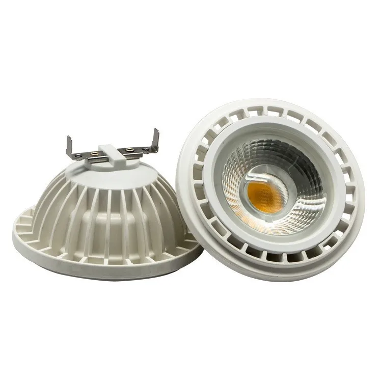 Бесплатная доставка LED cob Ampoule G53 ac dc 12v Сменные лампы для помещений AR111 QR111