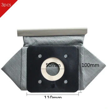 

3pcs Universal Hepa Cloth Microfiber dust Bags 10*11CM For Midea Philips Electrolux LG Haier Samsung etc