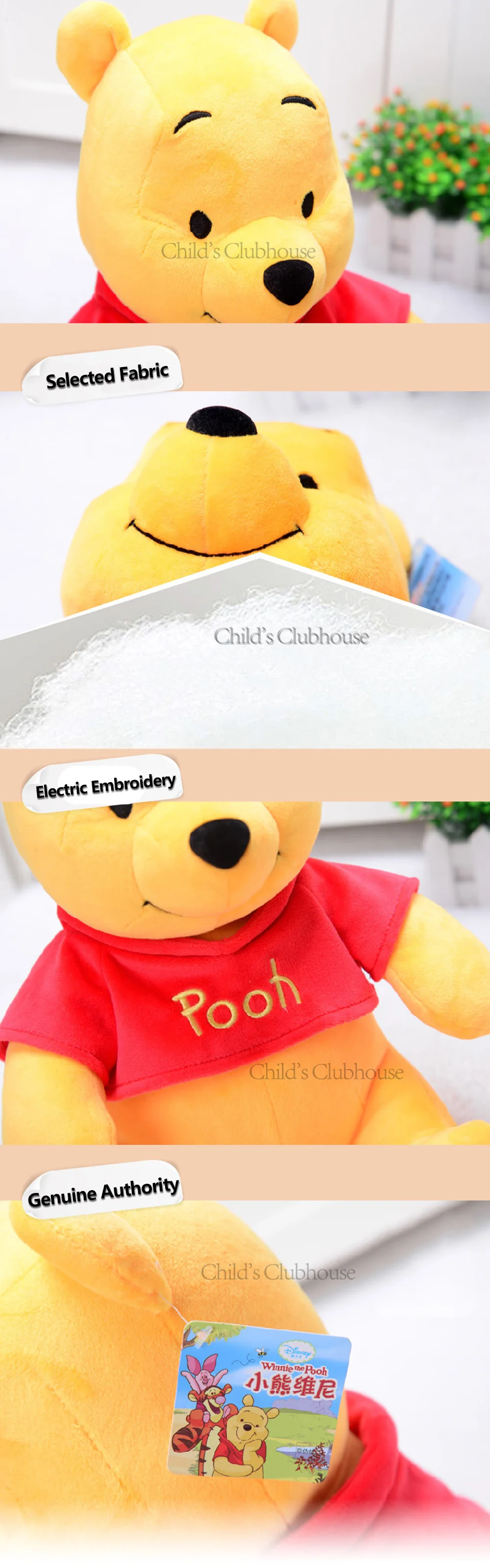 Disney Winnie The Pooh Hand Puppet Plush Toy Pooh Stuffed Plush Dolls Toys Birthday Gifts For Children Birthday Halloween Gifts