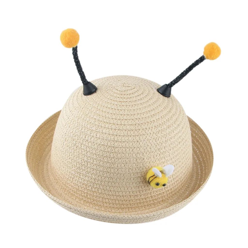 MUQGEW/Летняя Детская стереогарническая пляжная шляпа от солнца, соломенная шляпа, маленькая шляпа, шапка для мальчиков и девочек# EW