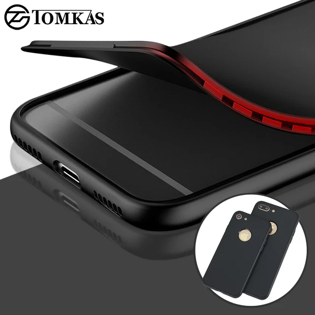 Tomkas Встроенная чехол для iPhone 7 360 Полное покрытие плотная Грязезащищенная Чехол для