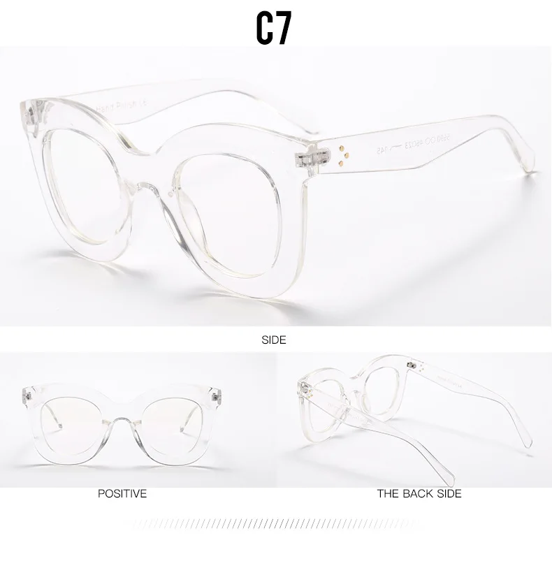 raybans women WHO CUTIE Oversized Cat Eye Flat Top Sunglasses Women 2019 Brand Design Gradient Lens Sun Glasses Retro Vintage Shades Lady 393B coach sunglasses