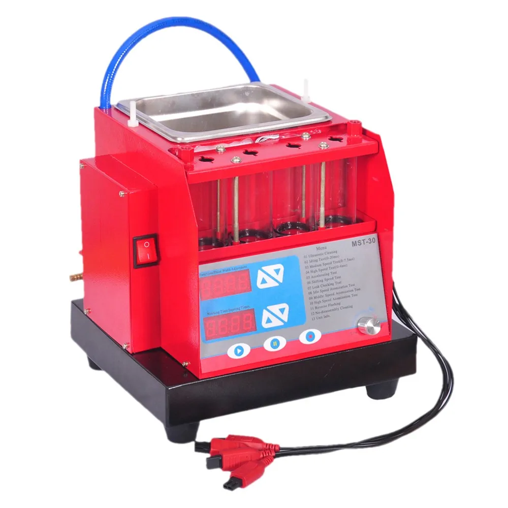2018 4 jars Cylinders ultrasonic fuel Injector cleaner & tester MST 30