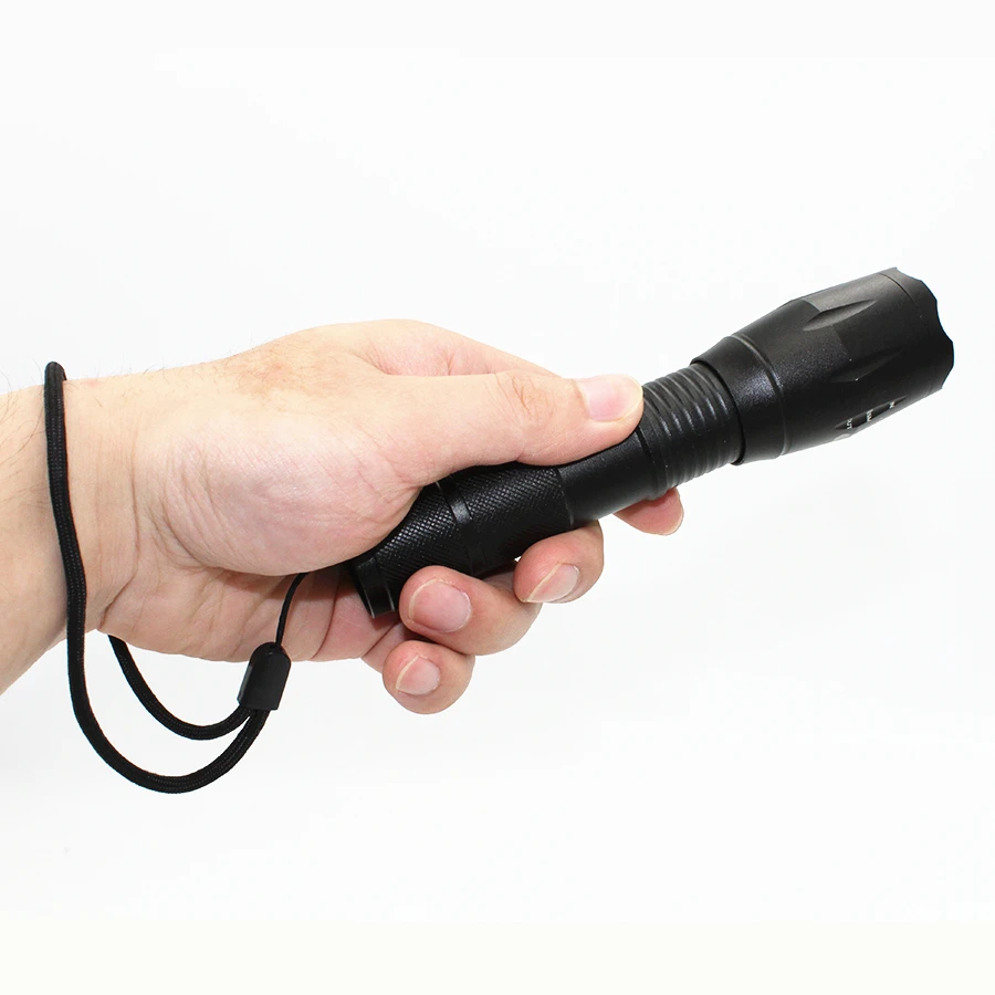 

XM-L Q5 R5 500LM Adjustable LED Flashlight torch lamp zoomable led cree tactical Red Green Light