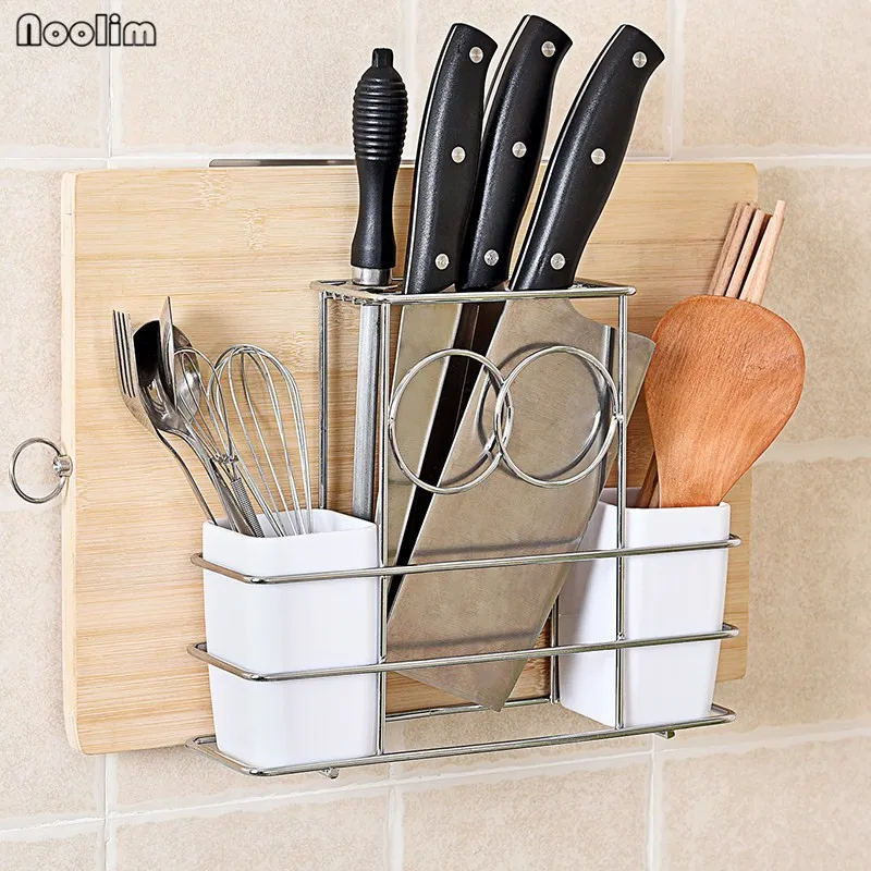 NOOLIM Stainless Steel Knife Holder Chopsticks Cage ...