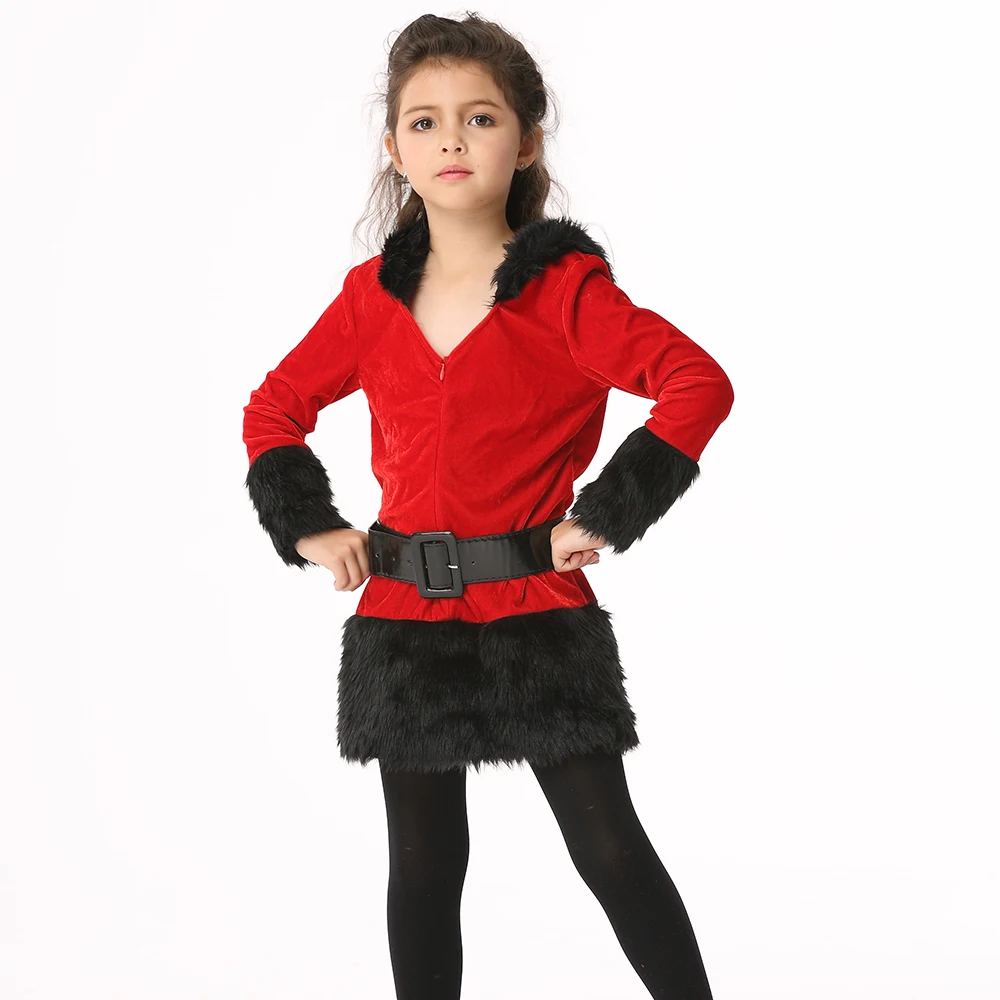 

2017 Cosplay Girl Christmas Halloween Dress For Kids Costume Carnival Party Princess Dresses Little Girl Clothing Performance