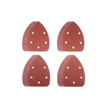 

10pc Triangle 5 Hole Self-adhesive Sandpaper Polishing Abrasive Tool Grit 40-800