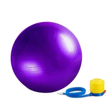 Мяч для занятий йогой с Бесплатный воздушный насос 400 фунтов анти-всплеск Противоскользящий баланс стабильность мяч для фитнеса