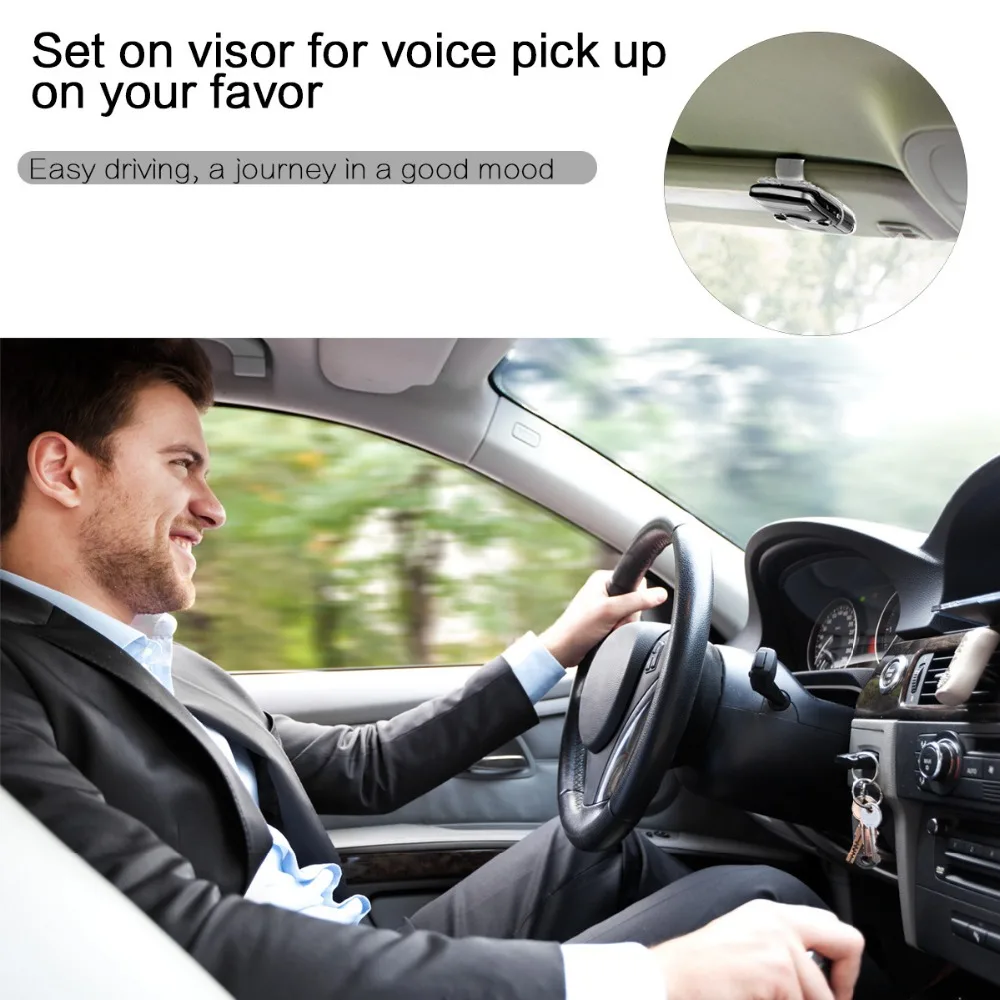 Siparnuo hands free для автомобиля солнечная мощность Bluetooth автомобильный комплект ЖК-дисплей телефонная книга Hands Free Bluetooth динамик в автомобиле Русский Испанский Французский голос