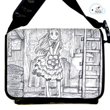 Anohana Messenger Bag Students Shoulder Bags for School Cartoon Cosplay Crossboy Bags Free Shipping
