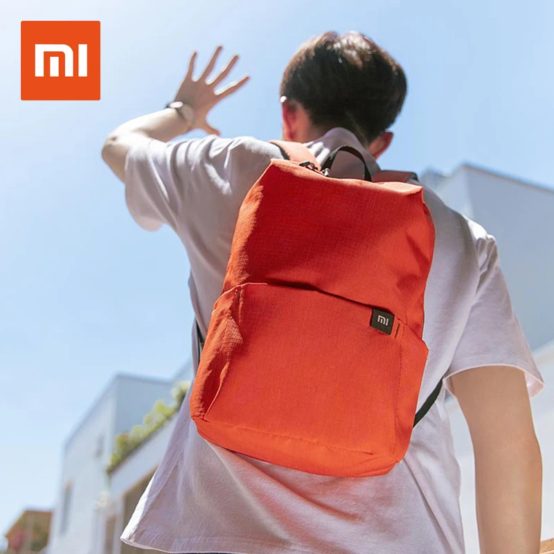 Оригинальный рюкзак Xiaomi Mi 10л сумка 8 видов цветов 165 г Городской Спортивный Рюкзак