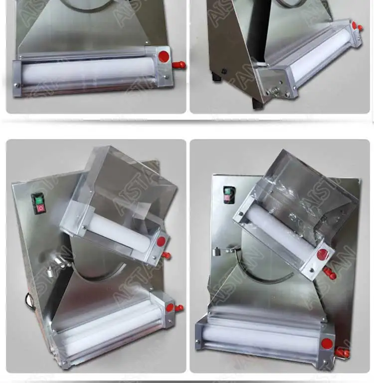 DR2A electric commercial stainless steel pizza dough roller/dough sheeter machine/dough press