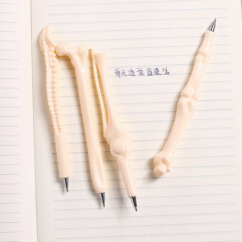 

2019 new White Bone Ballpoint Pens Student Ball Point Pen School Office Supplies Learning Stationery Wholesale