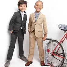 Модные детские костюмы с отворотами и двумя пуговицами; Custome Homme; комплект одежды для детей; деловой Блейзер; Свадебная вечеринка(пиджак+ брюки+ галстук