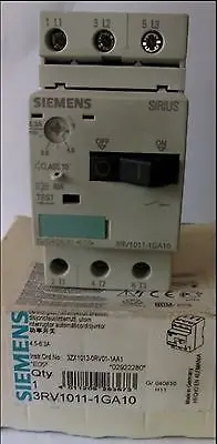 

New In Box S+ motor protection circuit breaker 3RV1011-1GA10 #FY03