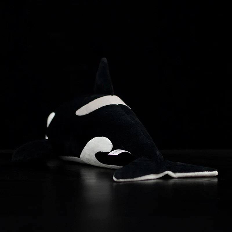 1" /40 см длинные настоящие плюшевые игрушки Orca, очень мягкие игрушки Кит-убийца, мягкие игрушки, реалистичные морские животные, плюшевые куклы, подарки для детей