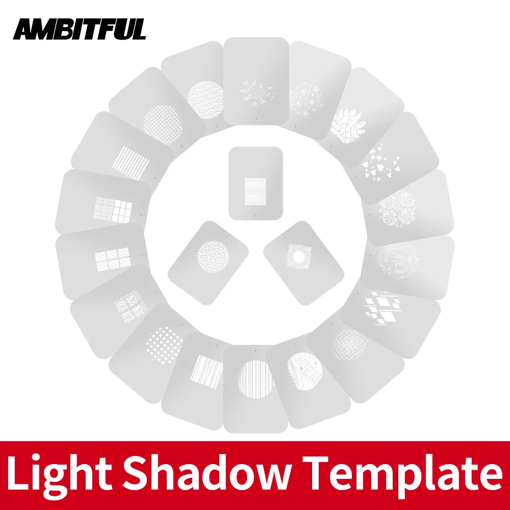 

AMBITFUL AL-16 Focalize Conical Snoots Light Shadow Template Modeling Piece with Chinese Modern Window Pastoral Style