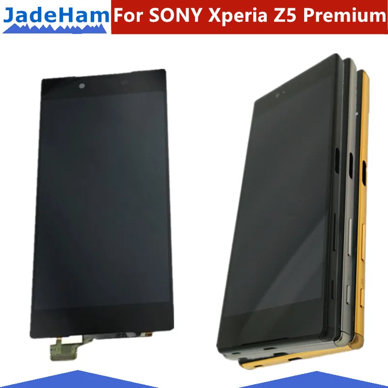 

Original 5.5" Display For SONY Xperia Z5Premium LCD Touch Screen with Frame For SONY Xperia Z5P LCD Display E6853 E6883 E6833