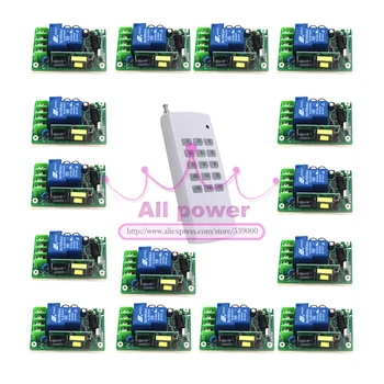 

315/433MHZ AC85V~250V RF 1CH 1000M Wide Voltage Multi-Function rf Wireless Remote Control Switch System switch