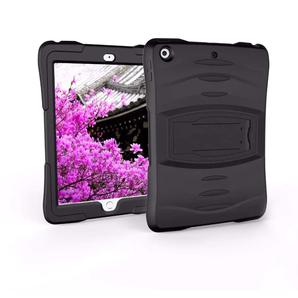 Kickstand/детский чехол для нового iPad 9,7 2017 2018 A1822 A1823 Сверхмощный Усиленный противоударный Гибридный противоударный чехол funda + Pen
