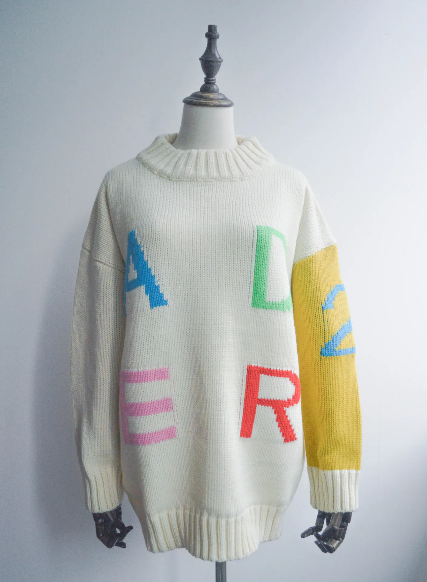 Новинка зимы, корейский модный женский хлопковый пуловер, свитера, женские толстые теплые свободные Весенние вязаные топы