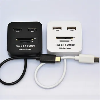 

Type C 3.1 Multi-function Card Reader USB C OTG Hub