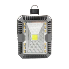 Linterna portátil para exteriores, luz LED COB Solar, 3 modos, recargable por USB, lámpara de noche colgante para senderismo, tienda de campaña y pesca, 1 ud.