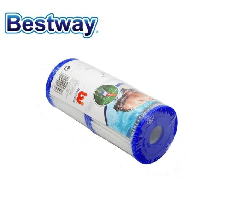 2 шт 58093 Bestway фильтра картриджа фильтра диаметр 8 см Ht 9 см фильтр сердечника для плавания фильтрационный насос для бассейна 58381