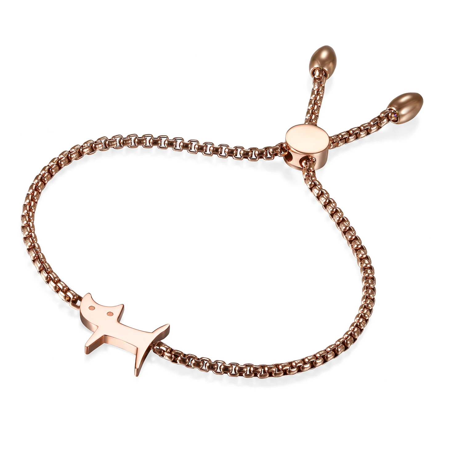 

BONISKISS Trendy 2018 Stainless Steel Jewelry Cat Pattern Woman's Beauty Decoration Gift Cuff Bracelets&Bangles