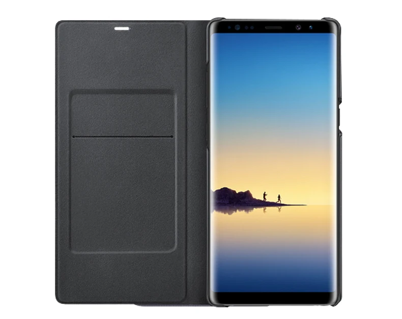 Официальный чехол для samsung Galaxy Note8 Note 8 светодиодный Чехол-бумажник N950F EF-N950P n8 светодиодный чехол