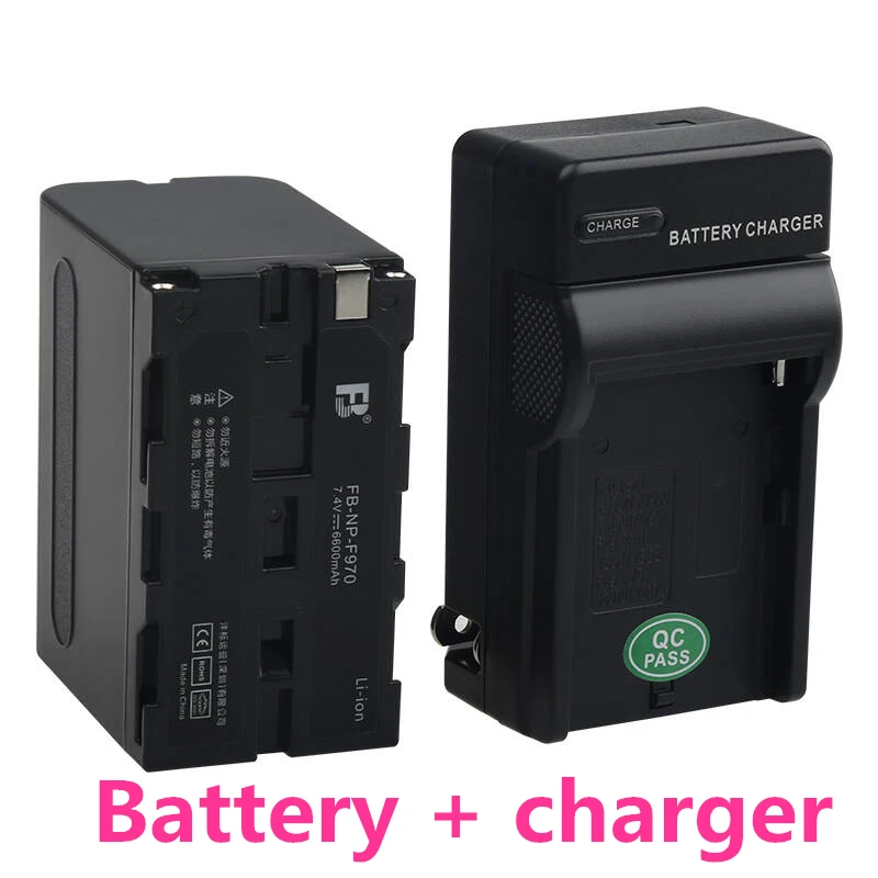 

NP-F970 NPF970 NP-F750 Li-ion batterie pack For Sony NP-F550 NPF750 DCR-VX2100 HDR-AX2000 FX1 FX7 FX1000 for LED light battery