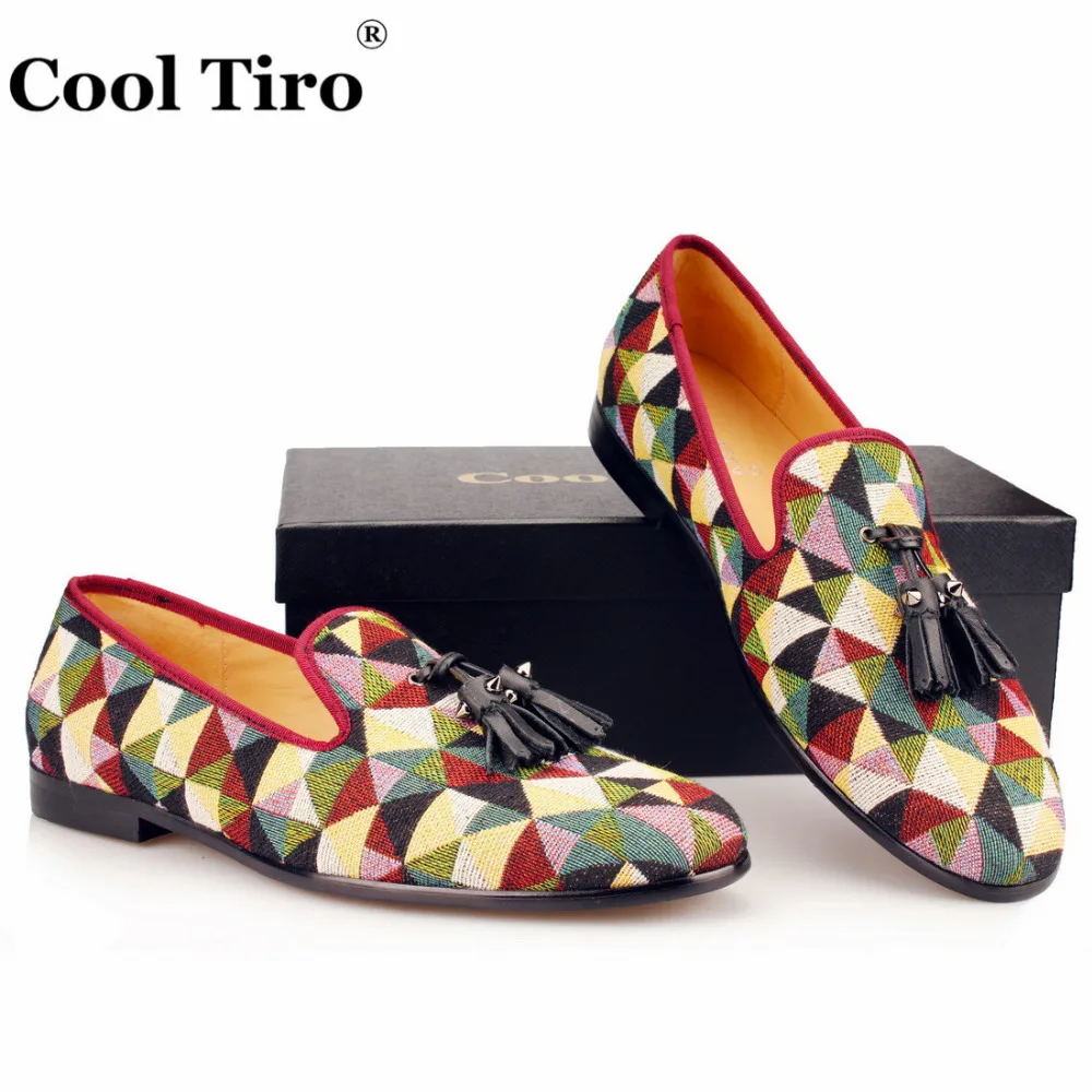 Men Loafers Tassel Slippers Flat  (4)