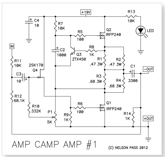 DIY PASS 5W IRF240 одноконцевая Плата усилителя для акустической трубки класса А