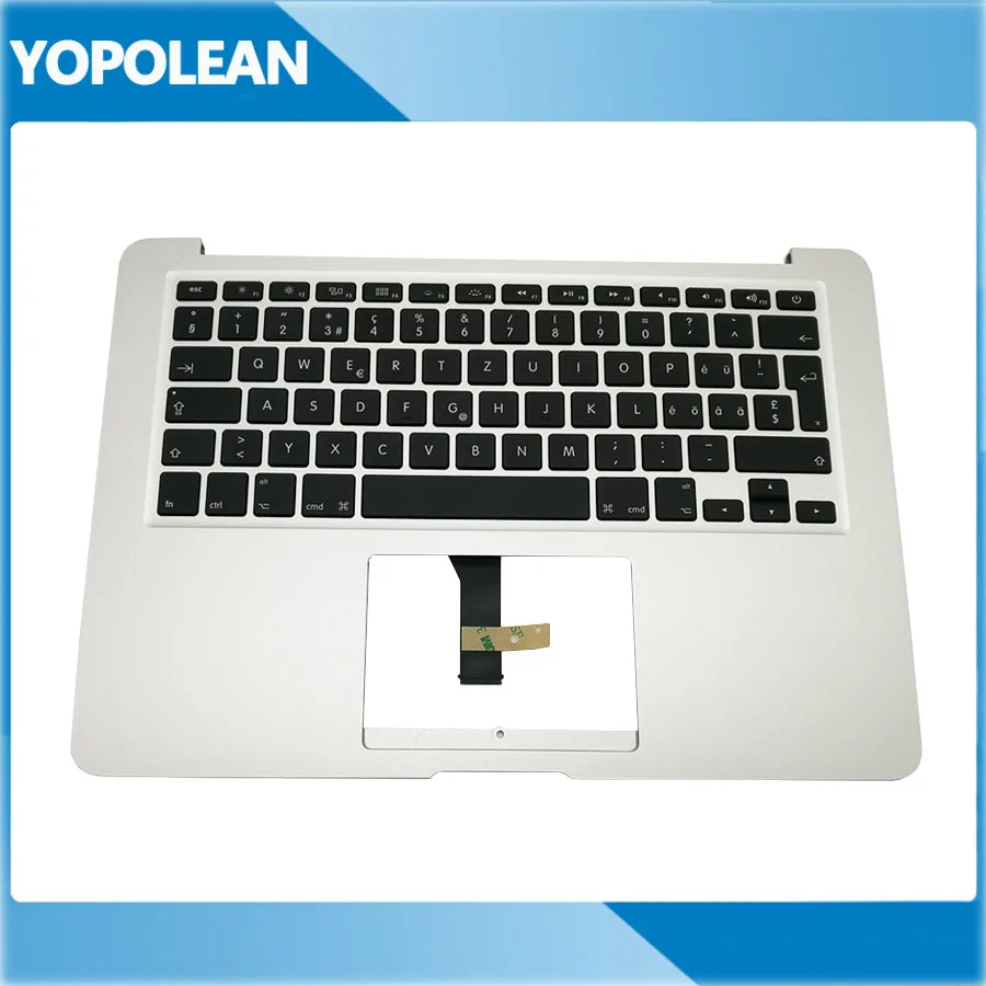 Швейцарии Швейцарский Стандартный верхней крышке Palmrest+ клавиатура+ Подсветка для Macbook Air 1" A1466 2013