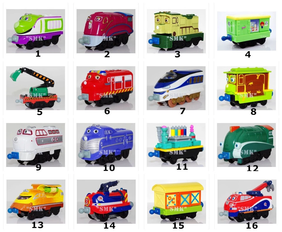 chuggington train set plastic