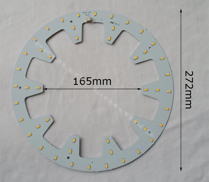 1 упаковка круглый 24 Вт светодиодный потолочный светильник 2300LM PCB светодиодный диск диаметром 272 мм круглый techo светодиодный 120 в 220 в 230 в 240 В в repalce 2D трубка