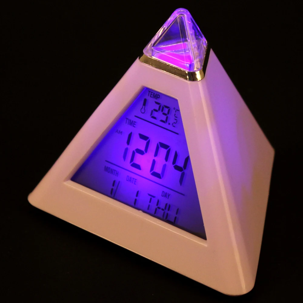 Digital Mini Desktop Clock 7 Color LED Projector Alarm Clock with Backlight+Calendar+Temperature Projector Table Clock Kid Gift Digital Mini Desktop Clock 7 Color LED Projector Alarm Clock with Backlight+Calendar+Temperature Projector Table Clock Kid Gift