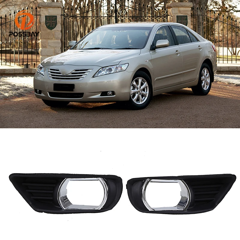 Posbay противотуманный светильник с рамкой для Toyota Camry XV40 2007 2008 2009 5212806040 Предварительно Подтяжка лица 5212706040 противотуманная фара отверстие решетки