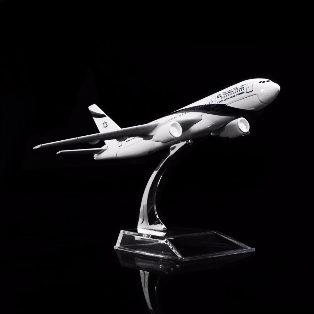 1:400 16 см EL AL Israel Airlines Boeing 777 металлическая модель самолета украшение офиса игрушка идея подарка