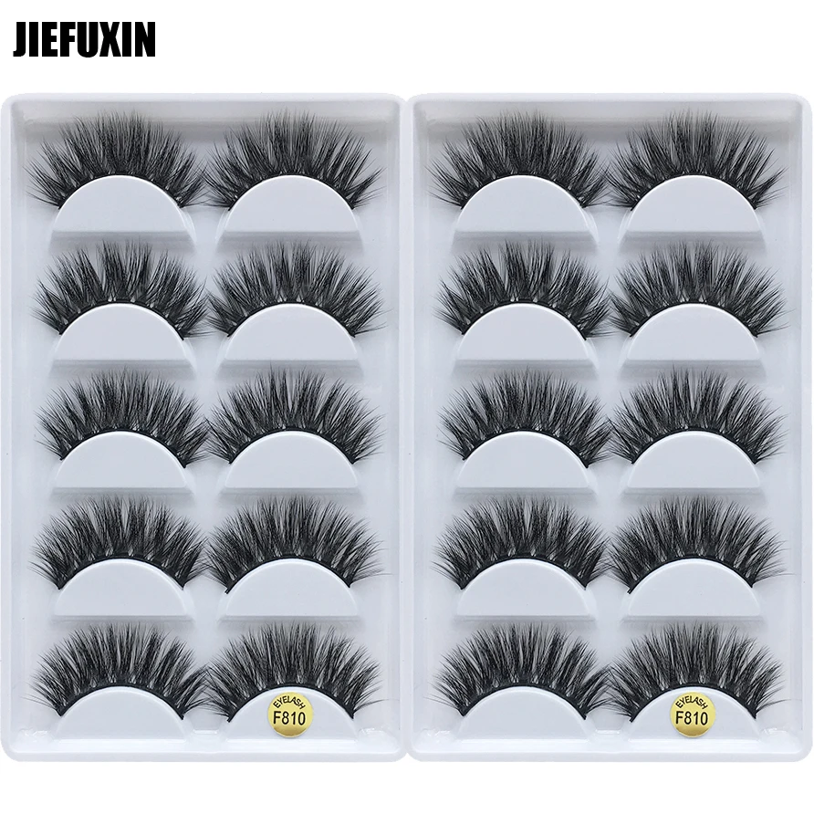 

10 pairs/lot eyelashes 3d mink lashes natural long 2 box mink eyelashes 1cm-1.5cm 3d false eyelashes full strip lashes