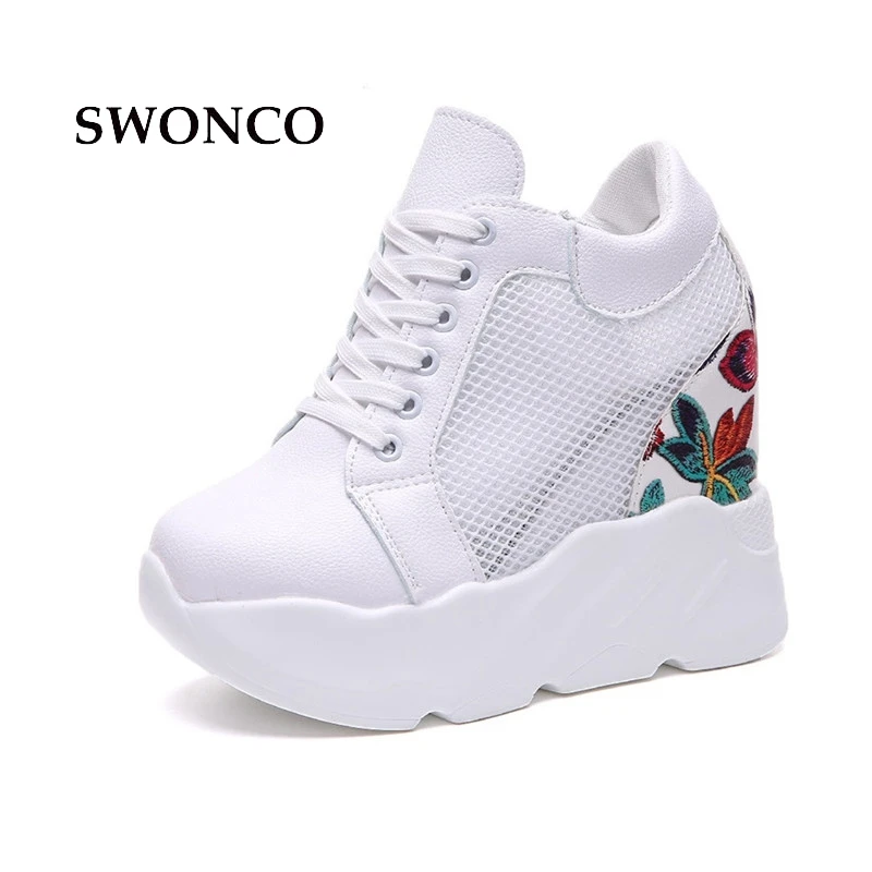 SWONCO/женские кроссовки на платформе; коллекция года; сезон весна-осень; кожаная обувь для девочек; цвет розовый, белый; женские кроссовки на плоской подошве; женские белые кроссовки