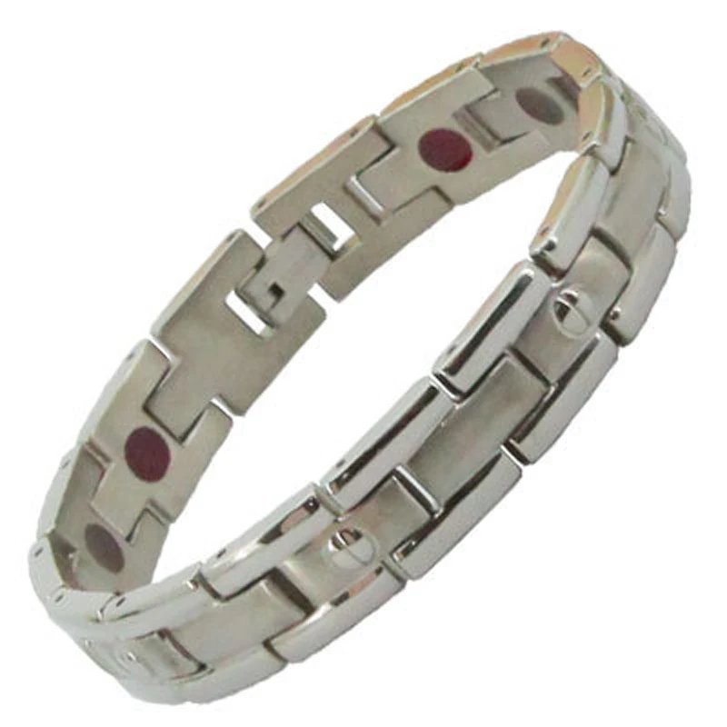 38 ion Women Bracelet Healthy Jewelry Silver Female Bangle