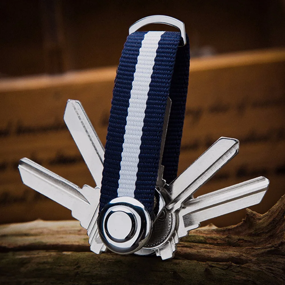 

Nosii Portable Mini Housekeeper Car Key Ring Loop Key Holder Key Clip Holder Pocket Tool