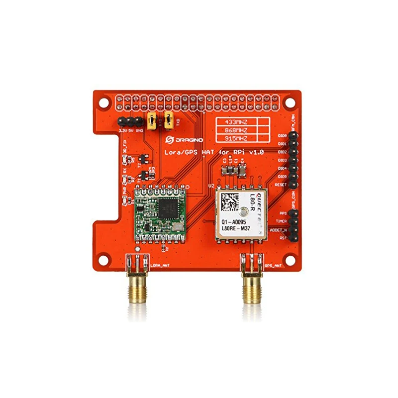 Preise Für Dragino Lora GPS HUT Basierend auf SX1276 SX1278 Transceiver 868 mhz 915 mhz 433 mhz, für Raspberry Pi 2 Modell B Raspberry Pi 3