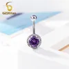 High Quality Titanium Jewelry 14G G23 Titanium Barbell Belly Earing Crystal Navel Rings Sexy Women Beach Accessory ► Photo 3/6